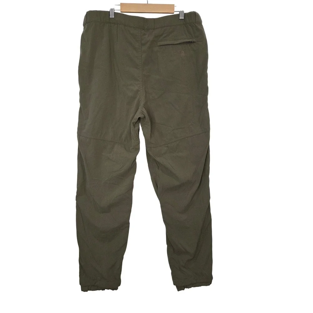 The North Face Mens Green Hiking Pants‎ L Belted Cordura Ripstop Nylon Gorpcore